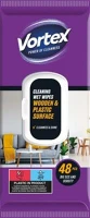 Vortex COR_KHK968 Nedves törlőkendő, fa- és műanyag felületre, 48 db, kép
