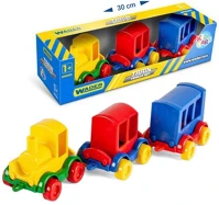 Wader 60022W Kid cars vonatok 3db-os szett (60022w) kép