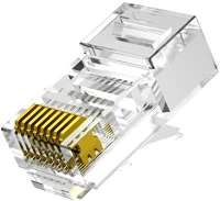 Walisec RJ45-5EU Csatlakozó -  (rj45, cat5e, árnyékolatlan, 8p8c, aranyozott) 100db/csomag kép