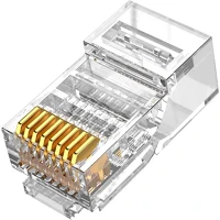 Walisec RJ45-6U Csatlakozó -  (rj45, cat6, árnyékolatlan, 8p8c, aranyozott) 100db/csomag kép