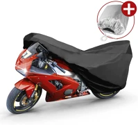 Walser WS_41041 Motortakaró ponyva premium - sport - m méret - 215x95x120 cm fekete - kép