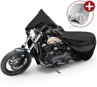 Walser WS_41042 Motortakaró ponyva premium - chopper - l méret - 250x100x130 cm fekete - kép