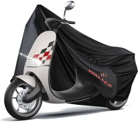 Walser WS_41070 Motortakaró ponyva - beltéri - vespa - s méret - 185x90x100 cm fekete - kép