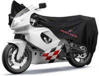 Walser WS_41071 Motortakaró ponyva - beltéri - sport - m méret - 215x95x120 cm fekete - kép