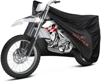 Walser WS_41073 Motortakaró ponyva - beltéri - enduro - xl méret - 255x110x135 cm fekete - kép