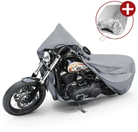 Walser WS_41090 Motortakaró ponyva premium - chopper - l méret - 250x100x130 cm szürke - kép