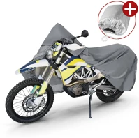 Walser WS_41091 Motortakaró ponyva premium - enduro - xl méret - 255x110x135 cm szürke - kép