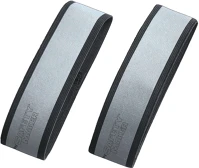 Walser WS_44526 Fényvisszaverő tépőzáras szalag - 40x3,8 cm - ezüst, fekete - 2 db - kép