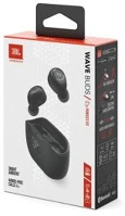 Wave JBL-WAVEBUDS-BLK Jbl  buds tws bluetooth wireless in-ear earbuds black eu kép
