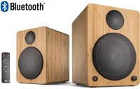 Wavemaster 66383 Hangszóró 2.0 - cube neo bamboo (50w rms, bluetooth, 3,5mm jack, rca, toslink, távírányító, bambusz) kép