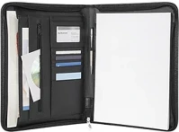 Wedo 02.00555 Konferencia mappa  elegance a/4 zip-záras jegyzettel zsebekkel tolltartóval kép