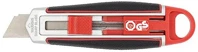 Wedo 078830 18 mm biztonsági 13,6 cm fém test gumi fogórész fém sínnel piros rövid kép