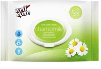 Well done H3041483 Toalettpapír nedves 60 lap/csomag  chamomile kép
