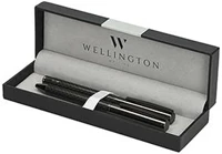 Wellington 07.03660 Golyóstoll készlet  carbon golyóstoll + rollertoll antracit díszdobozban kép