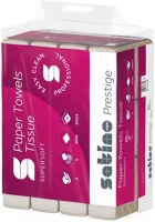 Wepa 278090 FEHÉR Kéztörlő 2 rétegű v hajtogatású 336 lap/csomag 12 cs/karton satino kép