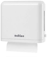 Wepa ALD331030 Satino  mini z hajtogatott kéztörlő adagoló, abs műanyag, fehér kép