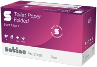 Wepa ALDW065680 Satino  prestige hajtogatott toalettpapír cellulóz 2 réteg, 9,8x21cm, 30x300 lap kép