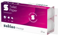 Wepa ALDW071340 Satino  prestige toalettpapír 3 rétegű, fehér, 250 lap, 8 tek/csg 8 csomag/zsák kép