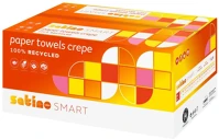 Wepa H65276480 Satino  smart v hajtogatott kéztörlő 2 rétegű, zöld, 24x23 cm, 20x200 lap/karton kép