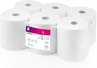 Wepa H65317820 Satino  prestige tekercses kéztörlő 2 réteg, cellulóz, fehér, 150m, 6tekercs/zsugor automata adagolóhoz kép