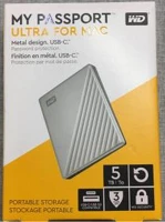 Western digital WDBPMV0050BSL-WESN Western Digital 5TB My Passport Ultra for Mac USB 3.1 Külső HDD - Ezüst - WDBPMV0050BSL-WESN kép