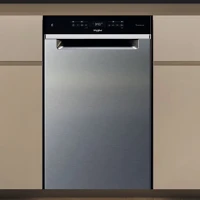 Whirlpool WH6UC11BS7A0X Wh6uc11bs7a0x pult alá építhető keskeny mosogatógép kép