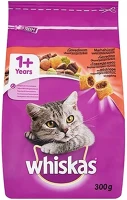 Whiskas 29.00017 Állateledel száraz  macskáknak marhahússal 300g kép