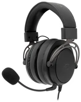 White shark GH-2341B/G Gorilla gh-2341b/g fekete/ezüst gamer fejhallgató kép