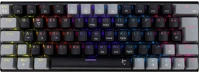 White shark GK-002123V2-B-G/BL-HU wakizashi-2 vezetékes mechanikus gamer billentyűzet - fekete/szürke - hu kép