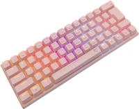 White shark GK-002421-P/BL-US Wakizashi blue switches gaming keyboard pink us kép