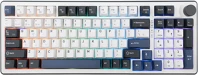 White shark GK-007251-W/R-US EXCALIBUR-W/R-US vezeték nélküli mechanikus billentyűzet, angol, fehér kép