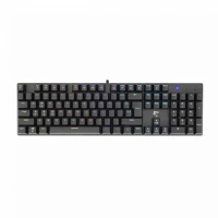 White shark GK-2107B/BL-US Commandos elite mechanikus (blue switch) gamer billentyűzet (angol) kép