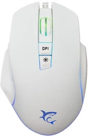 White shark GM-5009W Gareth gamer mouse white kép
