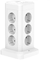 Winning star 12-ES + 3 - kocka elosztó - 12-es + 3 x usb + 1 x type-c - 3 m kép