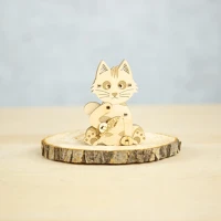 Wood & hobby 291018 Wood&hobby cica fa puzzle kép