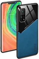 Wooze 101048 Huawei p40, szilikon tok, bőr és plexi hátlap, közepesen ütésálló kép