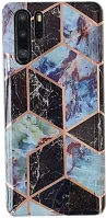 Wooze 111097 Apple iphone 11 pro, szilikon tok, sokszöges márvány minta kép