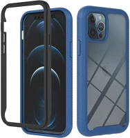 Wooze 114127 Apple iphone 13 pro, szilikon hátlap és műanyag előlapi tok, elő- és kép