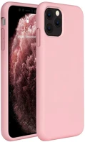 Wooze 116441 Xiaomi redmi 9t, szilikon tok,  liquid silica gel, rózsaszín kép