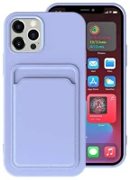 Wooze 122879 Huawei honor x7 / honor play 30 plus, szilikon tok, kártyatartóval kép