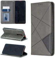 Wooze 124872 Apple iphone 14 pro max, oldalra nyíló tok, stand, geometria minta kép