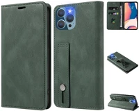 Wooze 132941 Huawei p50 / p50e, oldalra nyíló tok, stand, kártyatartóval, kézpánttal kép