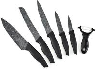 Wooze 138574 Konyhai késkészlet, 6 db-os, dobozban,  handle knife, fekete kép