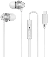 Wooze 138583 Vezetékes sztereó fülhallgató, usb type-c, mikrofon, funkció gomb kép