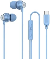 Wooze 138586 Vezetékes sztereó fülhallgató, usb type-c, mikrofon, funkció gomb kép