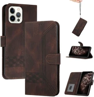 Wooze 139128 Apple iphone 15 pro, oldalra nyíló tok, stand, kártyatartóval kép