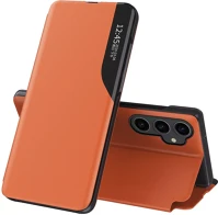 Wooze SP115114 Apple iphone 13 pro max, oldalra nyíló tok, stand,  fashionbook, sárga kép