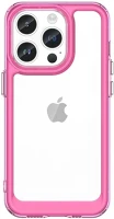 Wooze TS0537 Apple iphone 15, szilikon védőkeret, akril hátlap kép