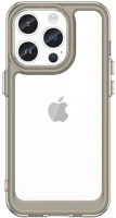 Wooze TS0540 Apple iphone 15, szilikon védőkeret, akril hátlap kép