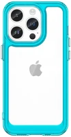 Wooze TS0541 Apple iphone 15, szilikon védőkeret, akril hátlap kép